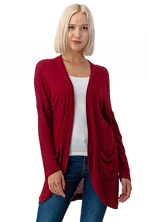 Kimono Sleeve Long Cardigan